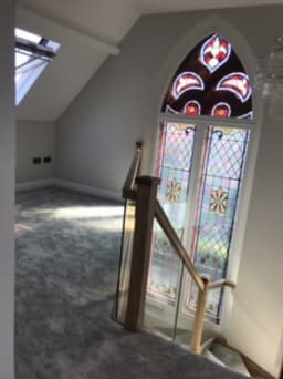 stained glass window