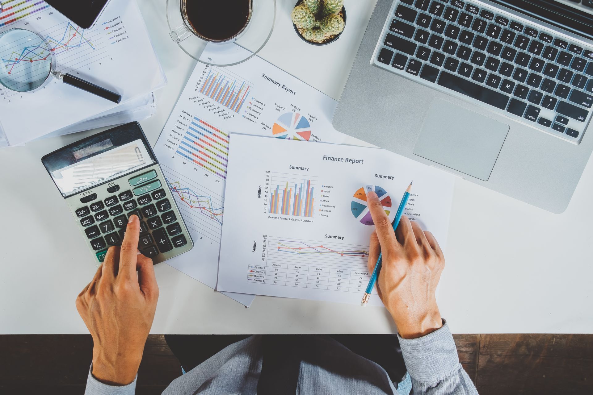 Calculating the bar graph numbers