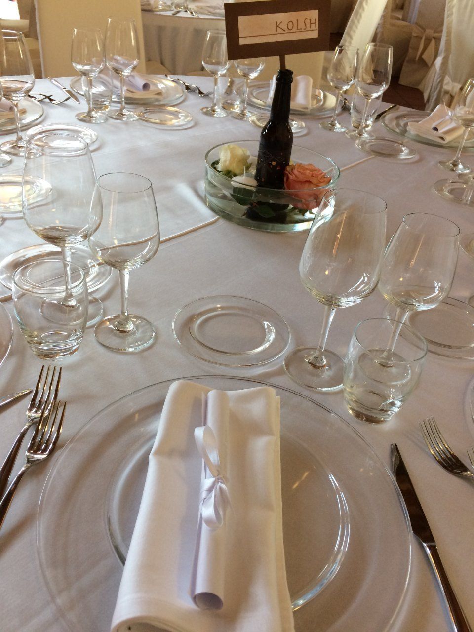 allestimento tavoli per matrimoni