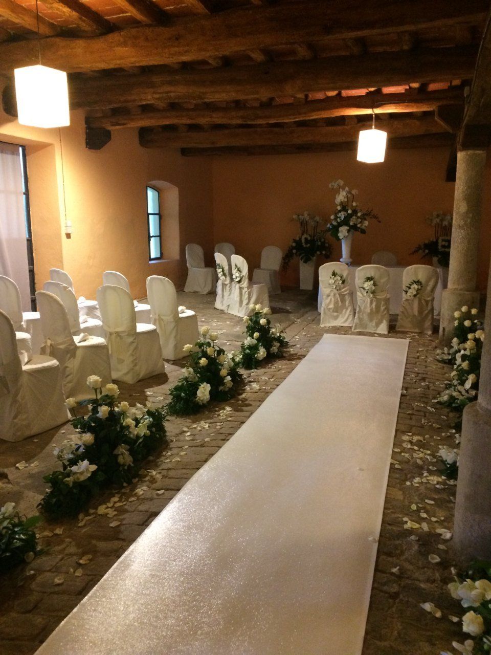 allestimento sala per matrimonio