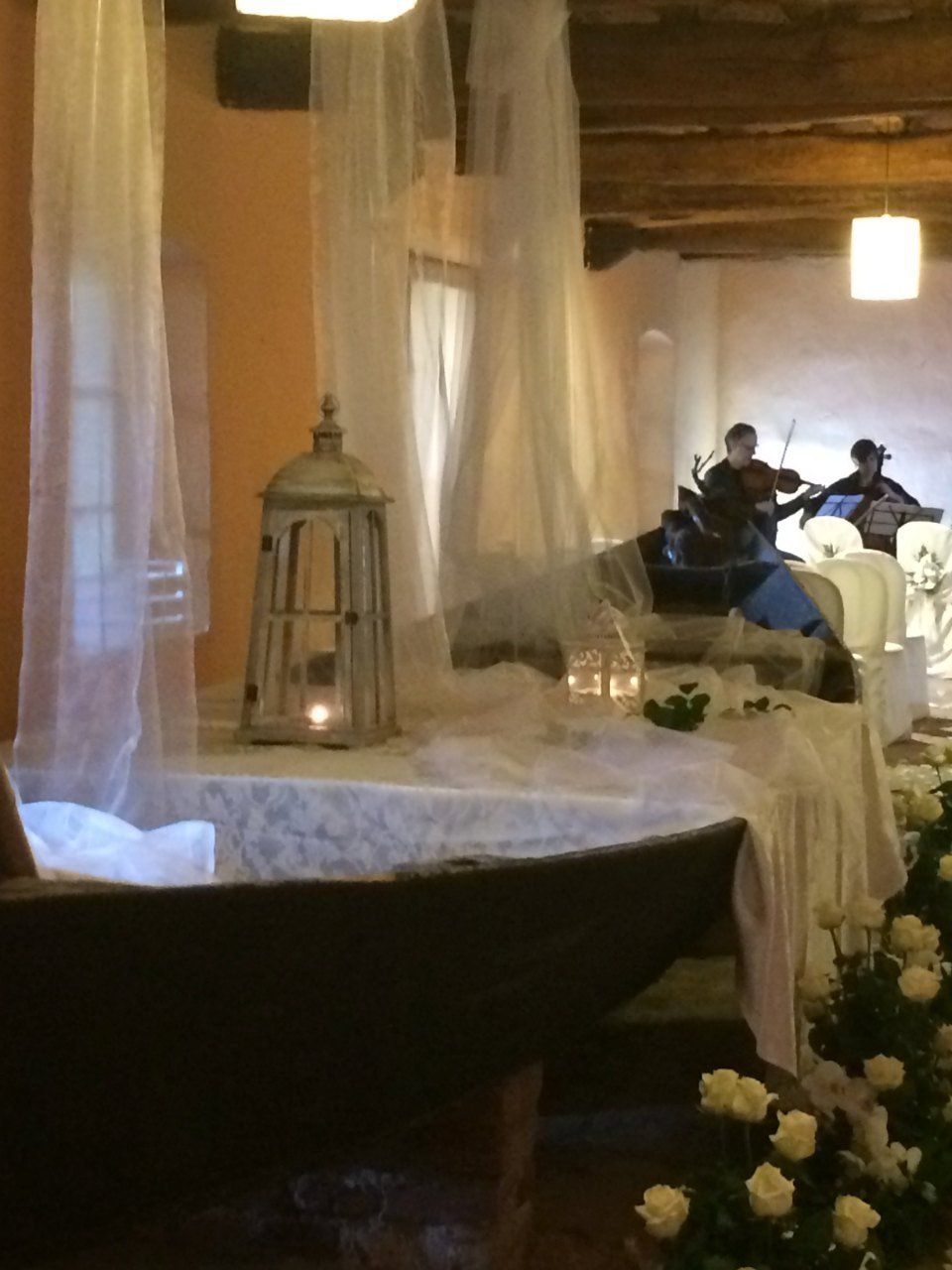 allestimento elegante per matrimonio