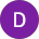 The letter d is in a purple circle on a white background.