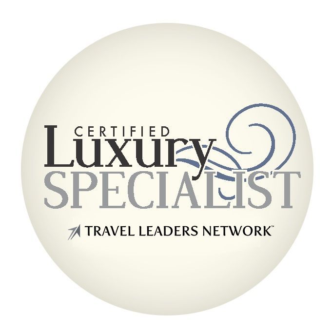 A certified luxury specialist travel leaders network logo