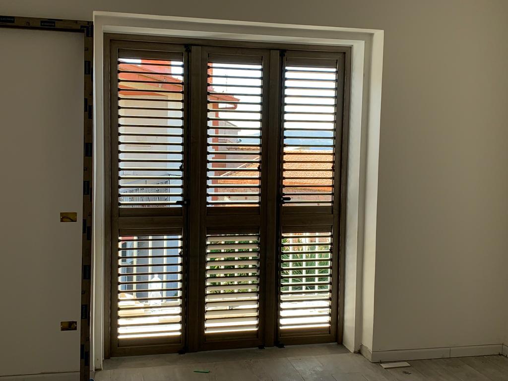 porta-finestra in PVC accesso al terrazzo