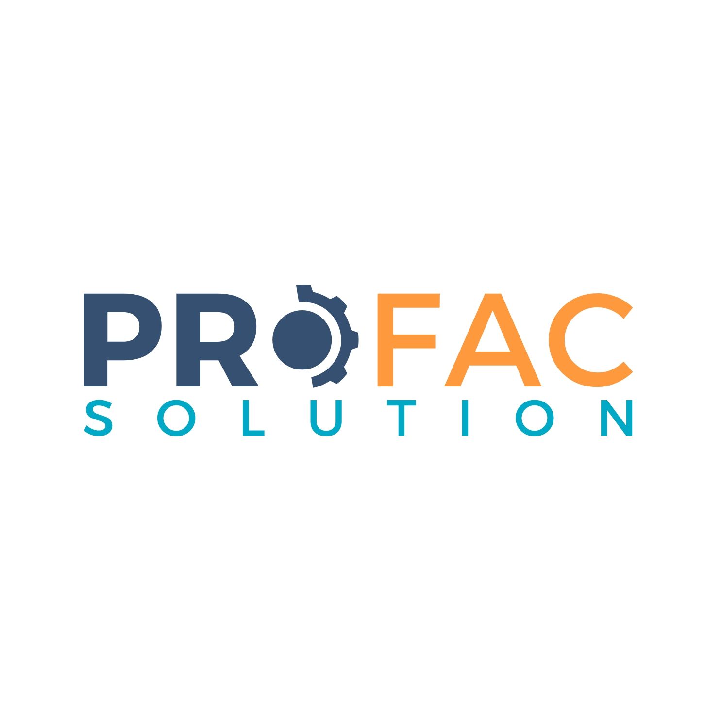 It is a logo for a company called profac solution.