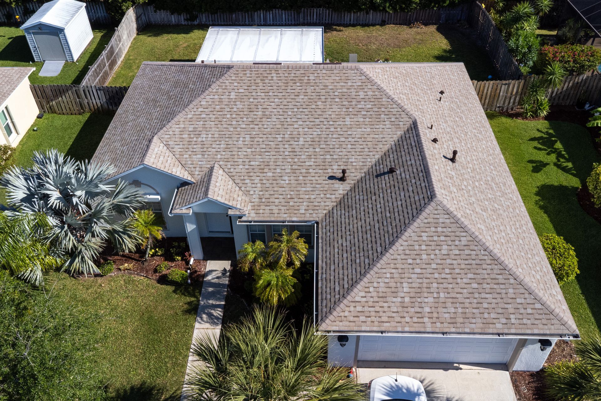 Residential asphalt shingle roof installation Melbourne Brevard County Florida by JT Roofing