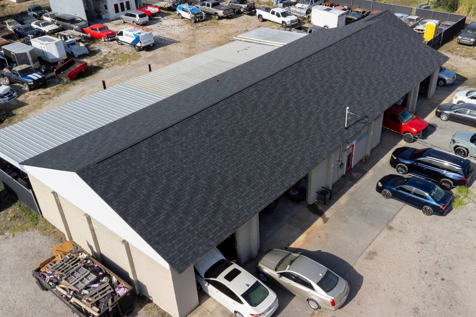 Commercial Asphalt shingle roof installation in Vero Beach, FL