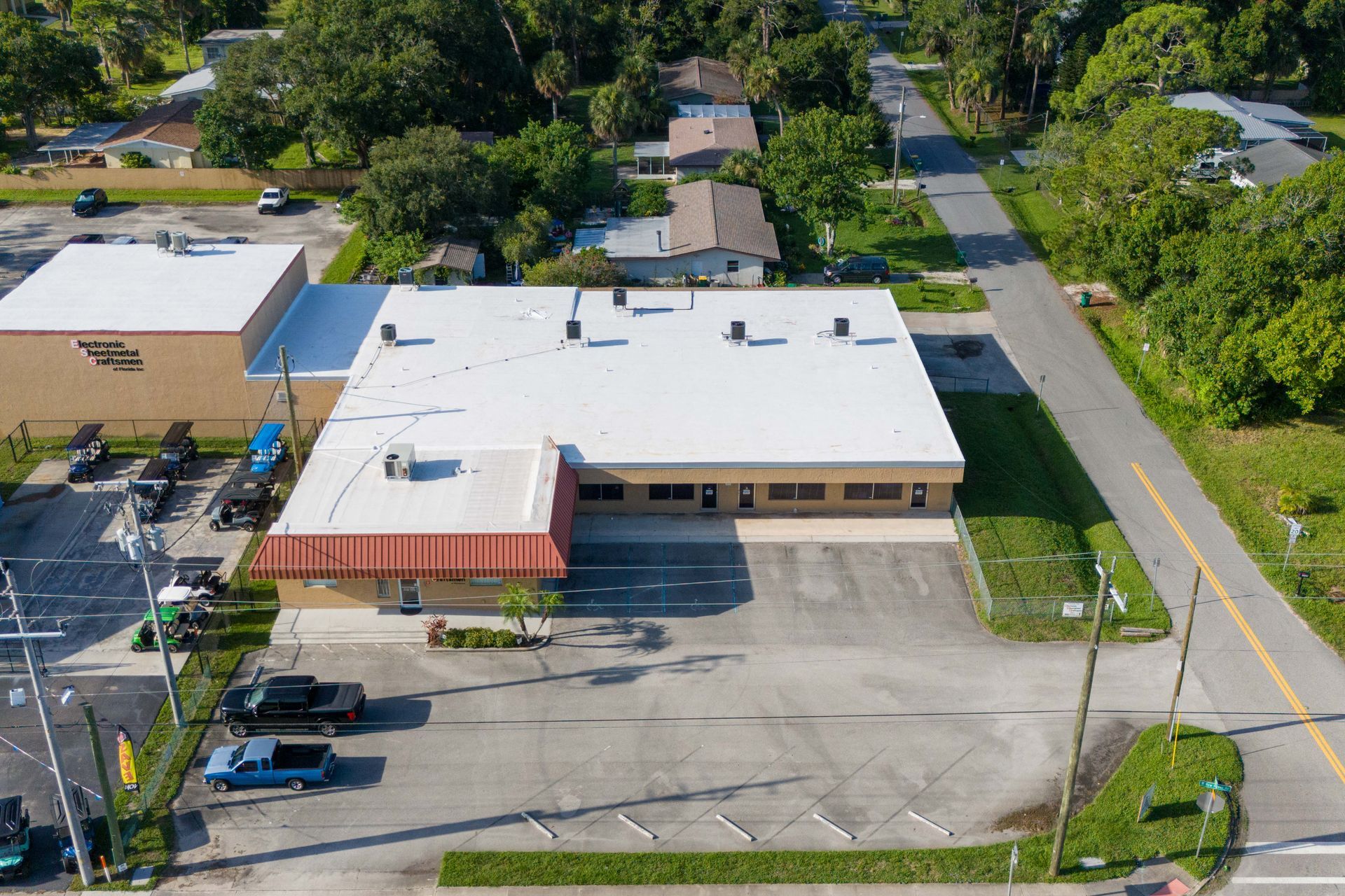 Commercial TPO roof replacement Melbourne FL