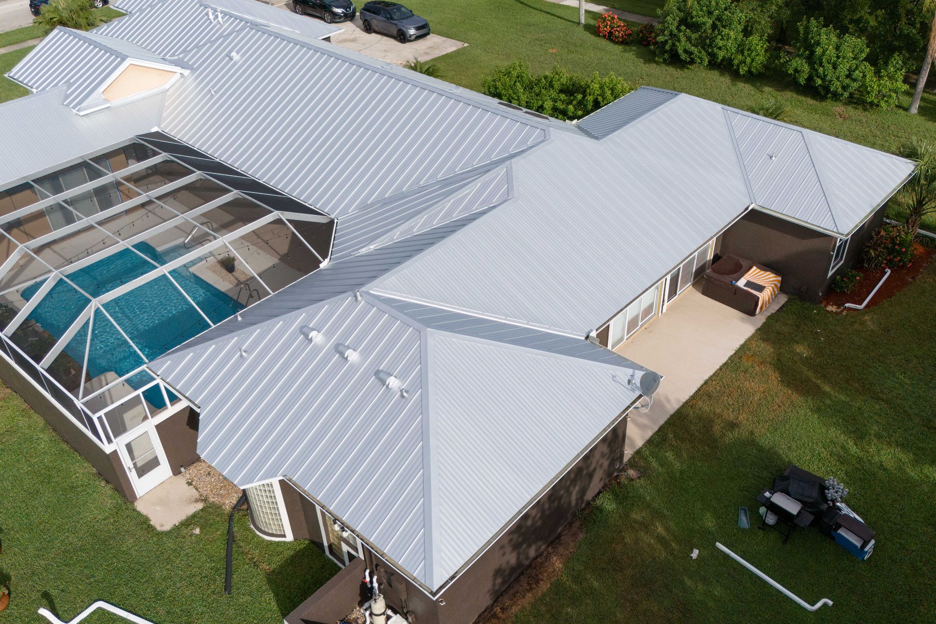 Residential metal roof installation Melbourne Brevard County Florida by JT Roofing