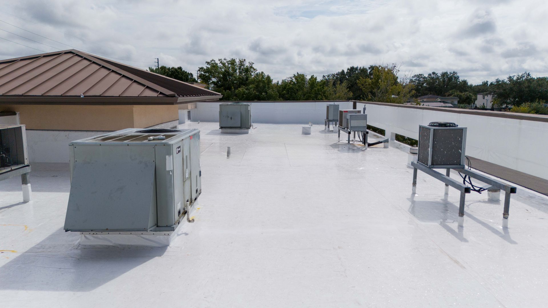 Commercial TPO roof replacement Melbourne FL