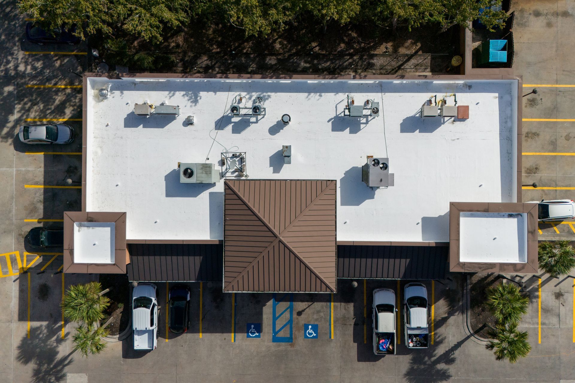 TPO flat roof commercial building Brevard County Florida