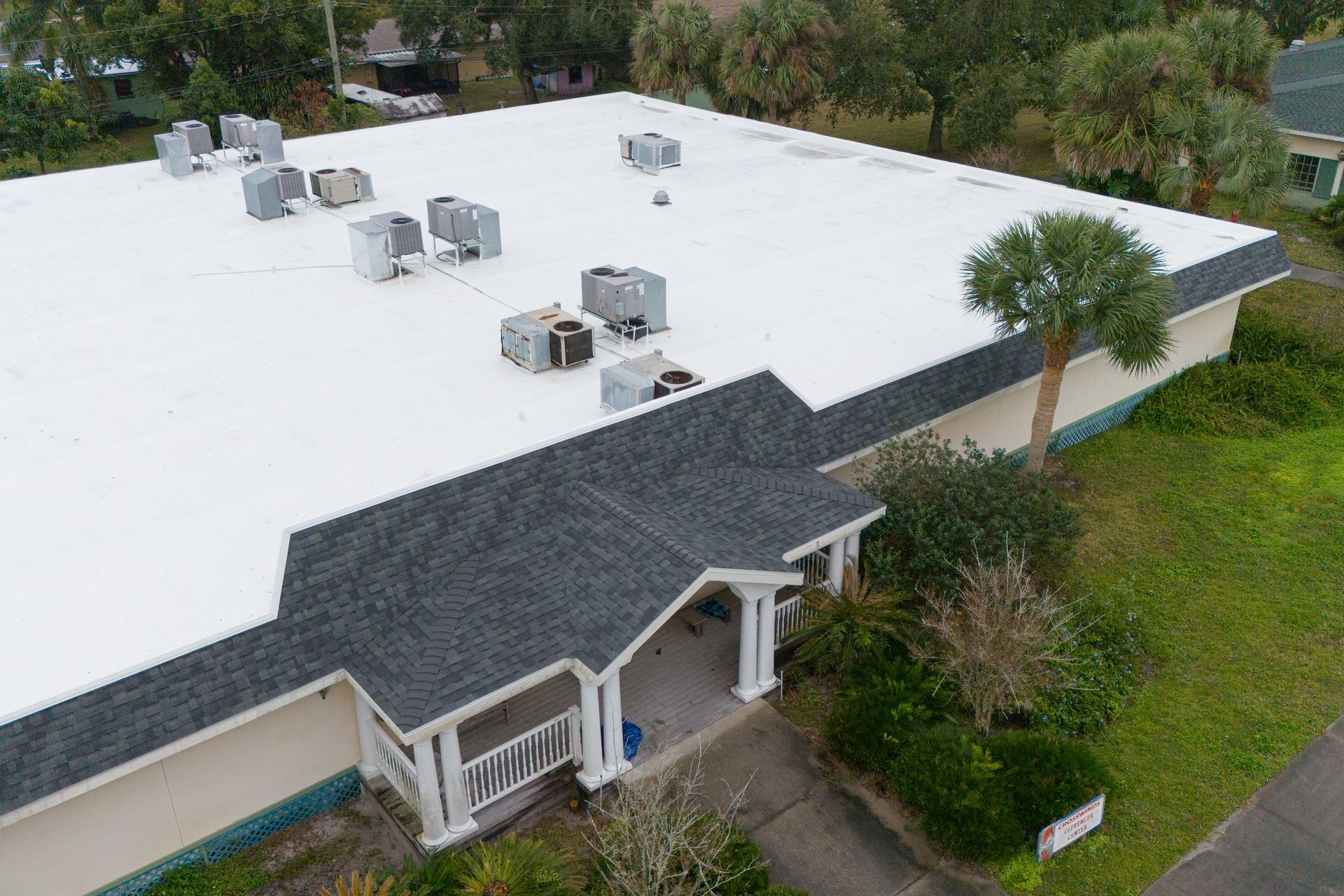 Commercial TPO roofing installation Melbourne Florida