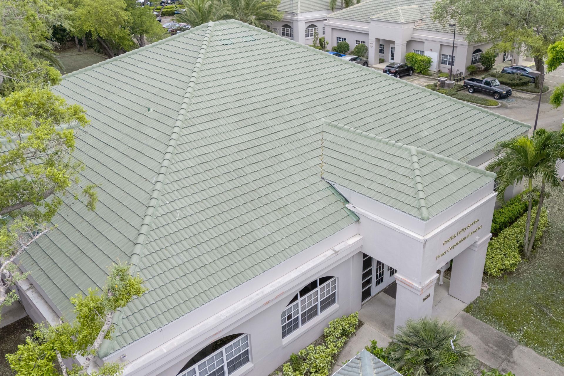 Commercial tilel roofing system Brevard County Florida