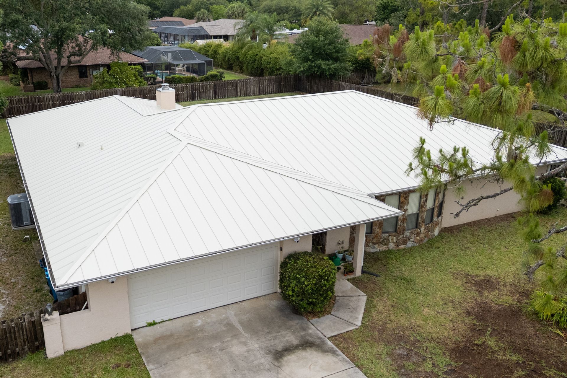 Roof inspection service for residential home in Vero Beach, FL