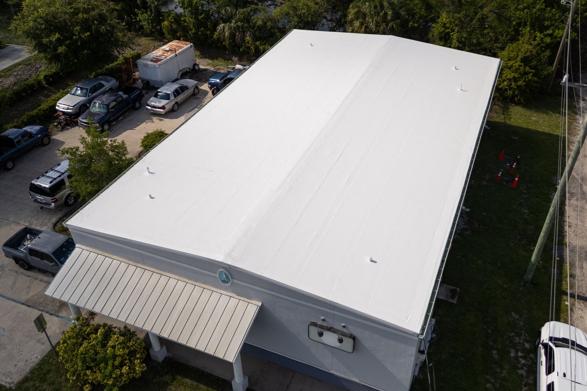 Commercial TPO roof installation in Melbourne, FL
