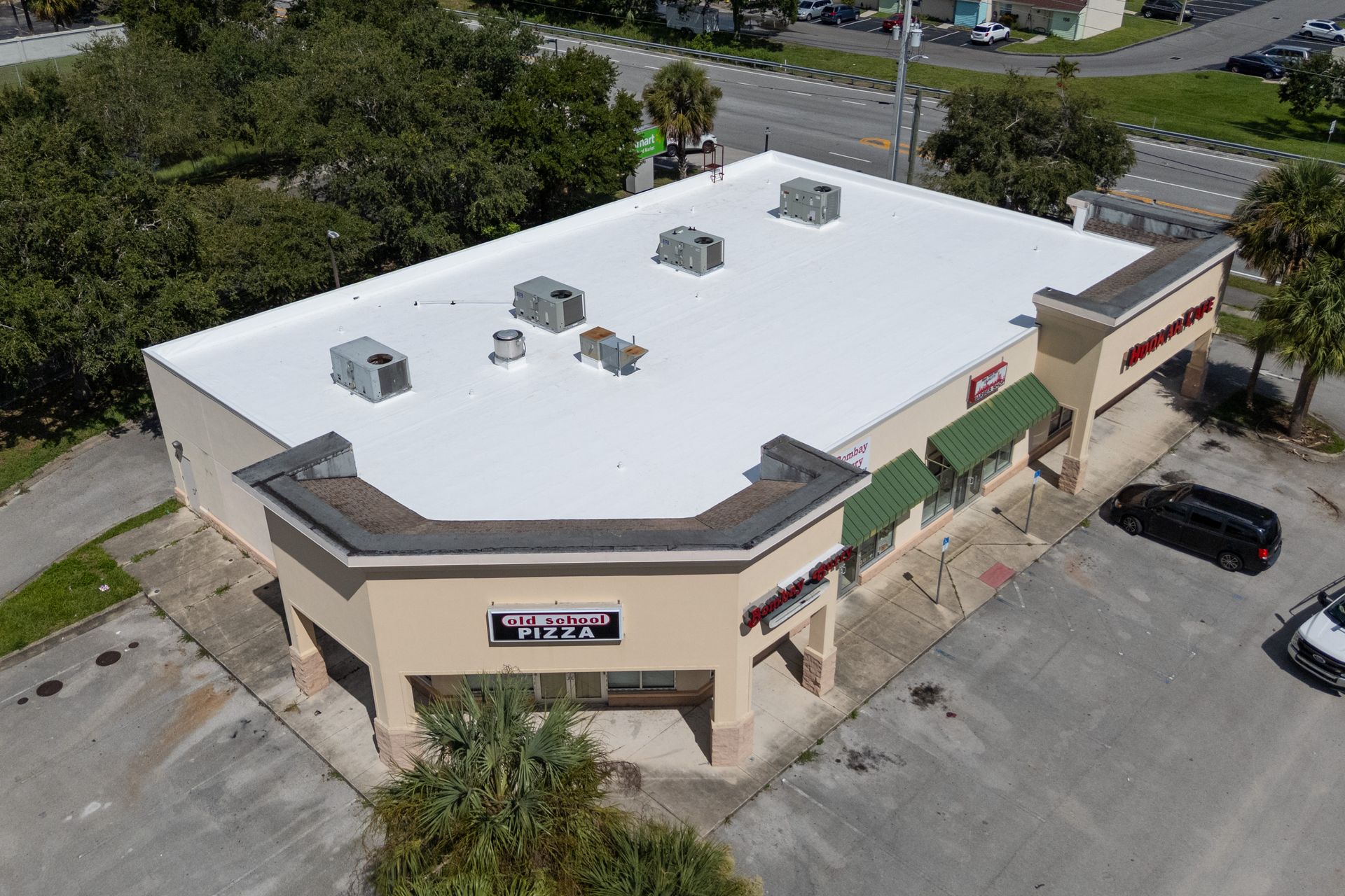 TPO flat roof installation commercial property Melbourne Florida