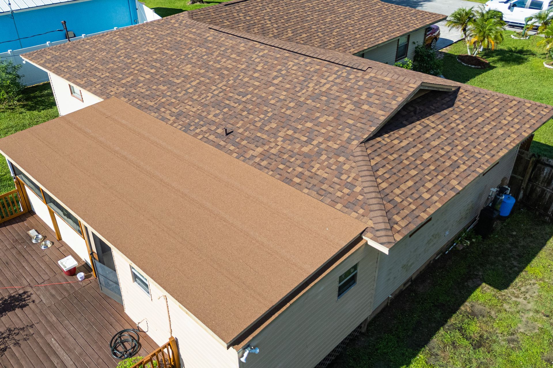 Residential asphalt shingle roof replacement Melbourne Brevard County Florida by JT Roofing