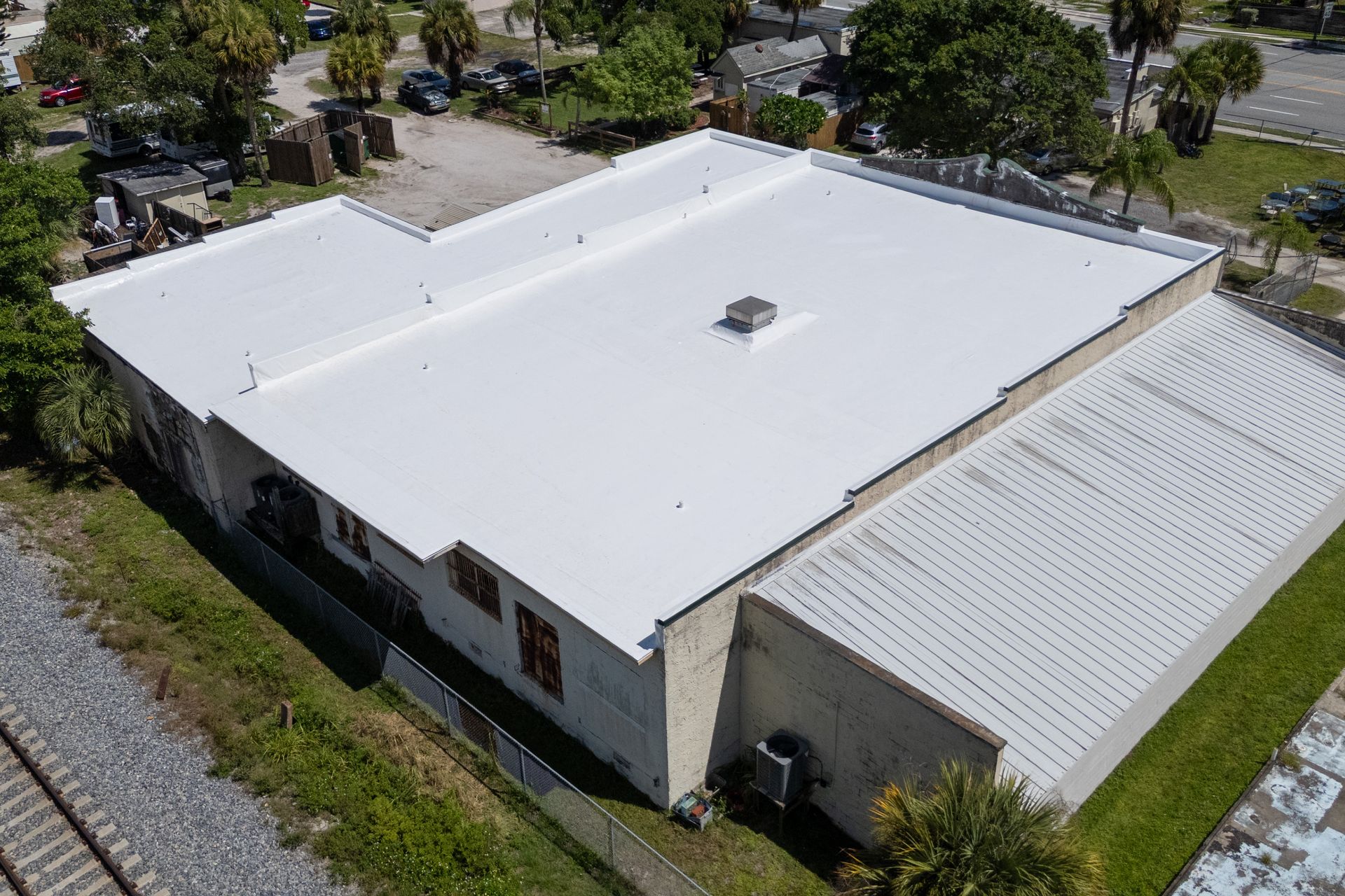 Commercial TPO roof repairing in Melbourne, FL