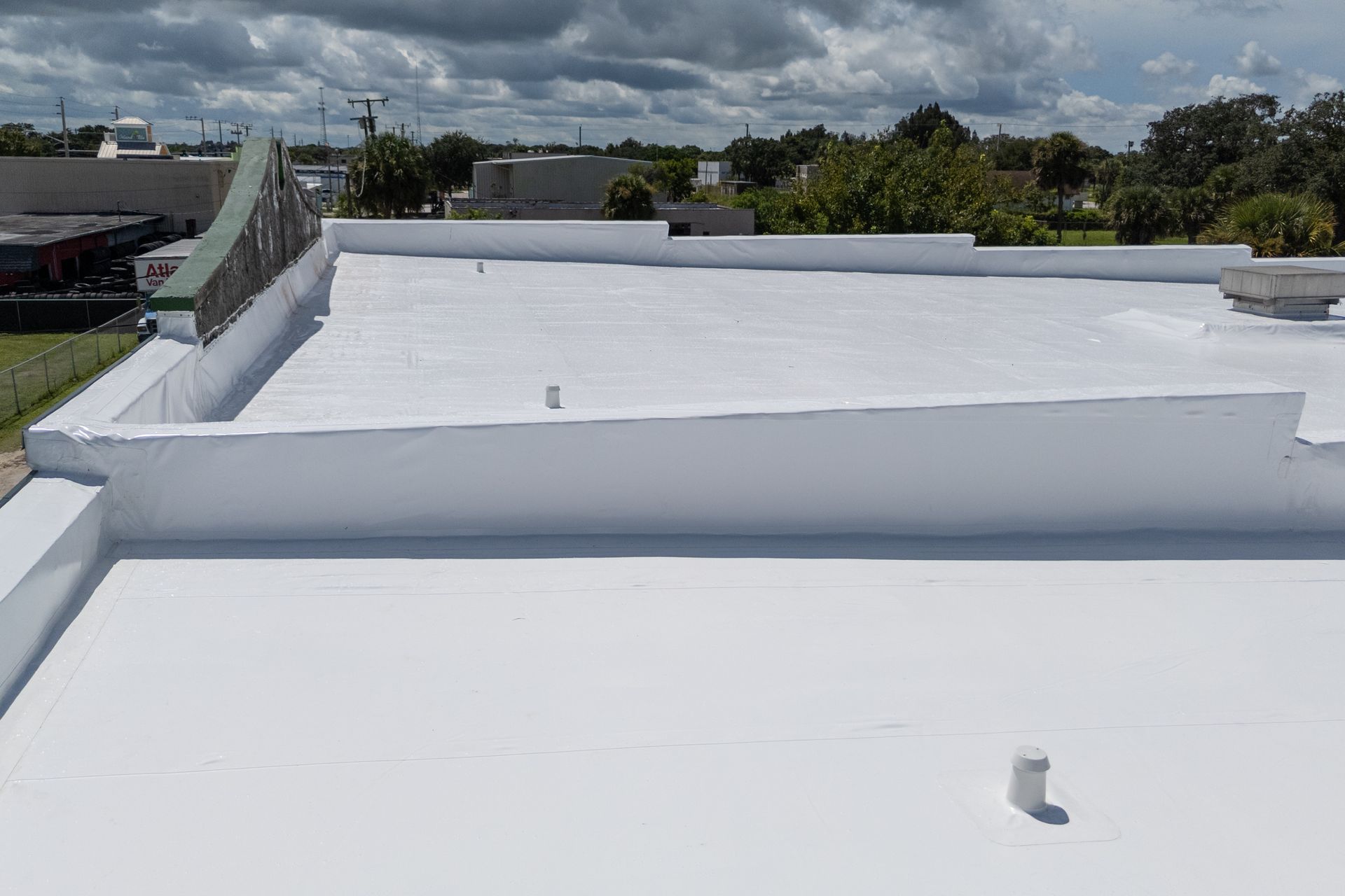 Commercial roof coating service in Melbourne, FL