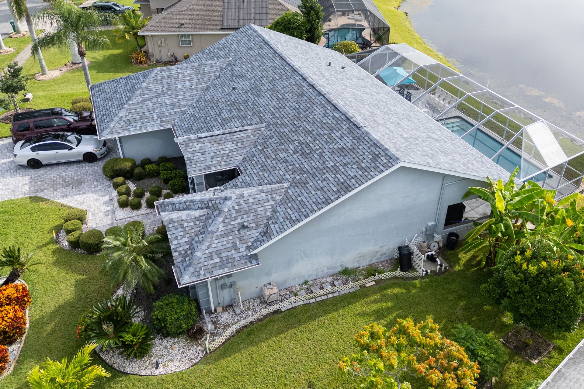 Dimensional asphalt shingle roof installation Melbourne Brevard County Florida by JT Roofing