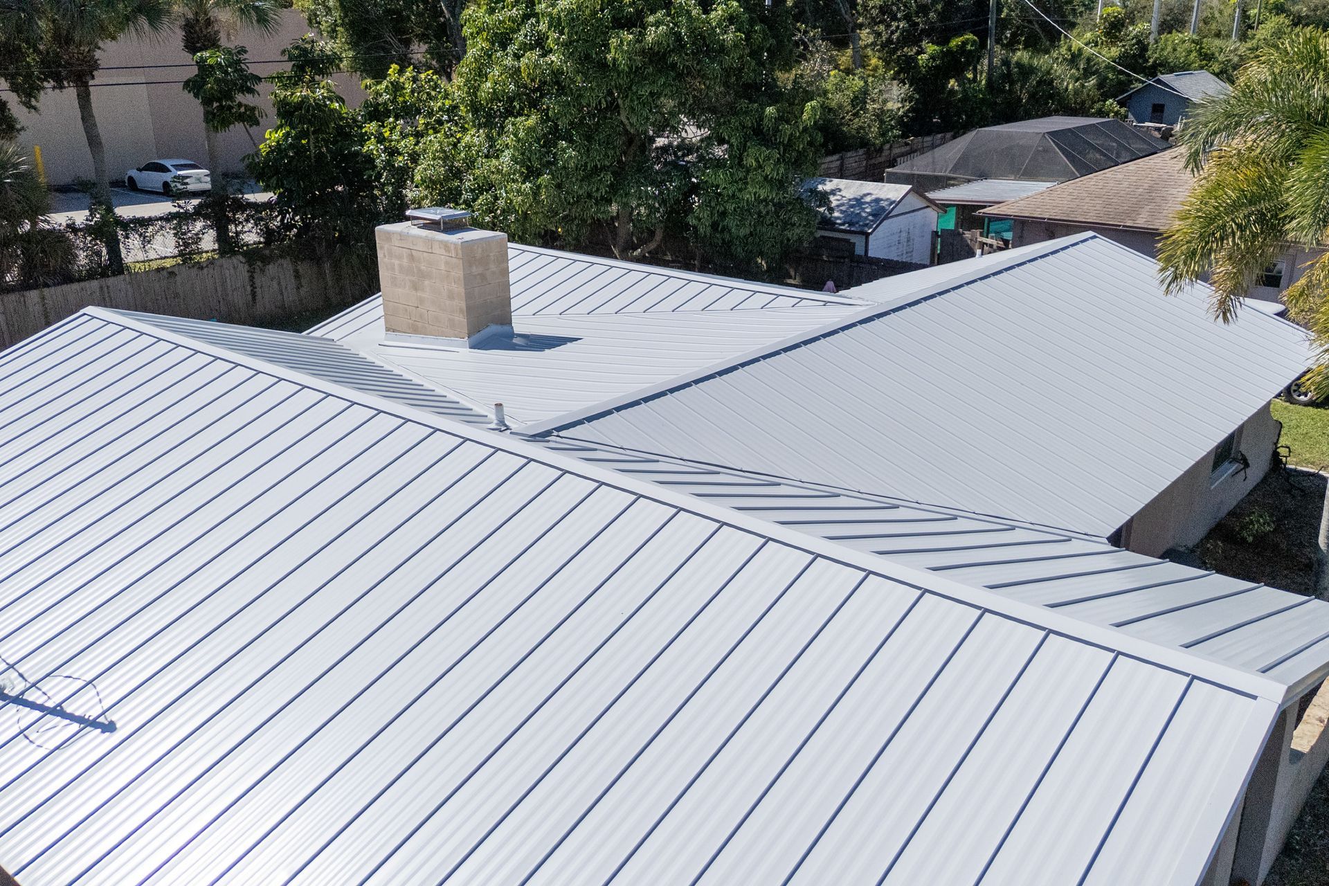 residential metal roof installation in Melbourne, Fl