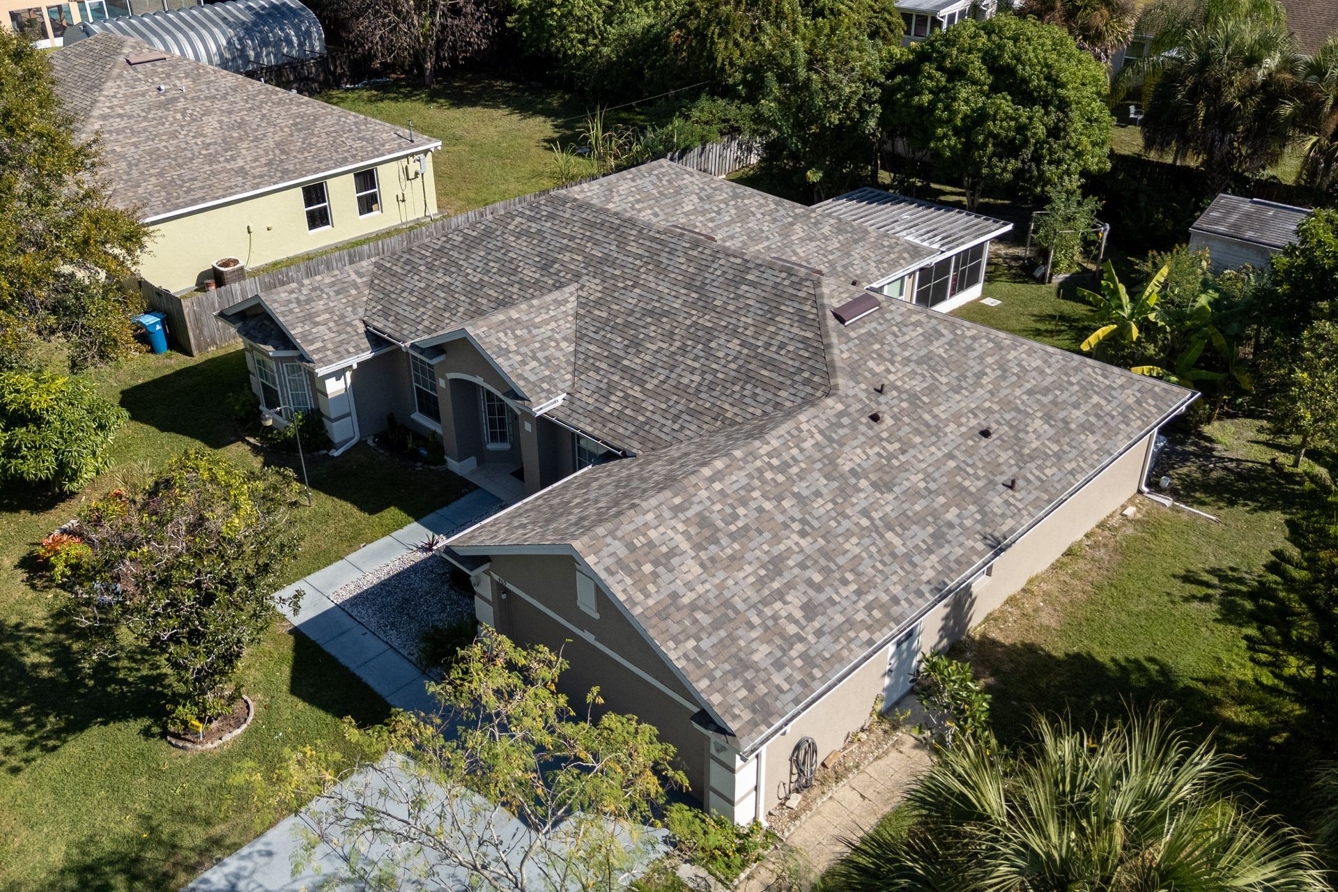 Asphalt shingle roof installation in Brevard County, FL
