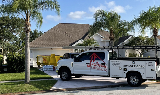Residential roof leak repairing service in Melbourne, FL