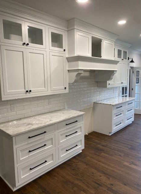White Countertops and Cabinets — Nashville, TN — The Difference, RMS Construction