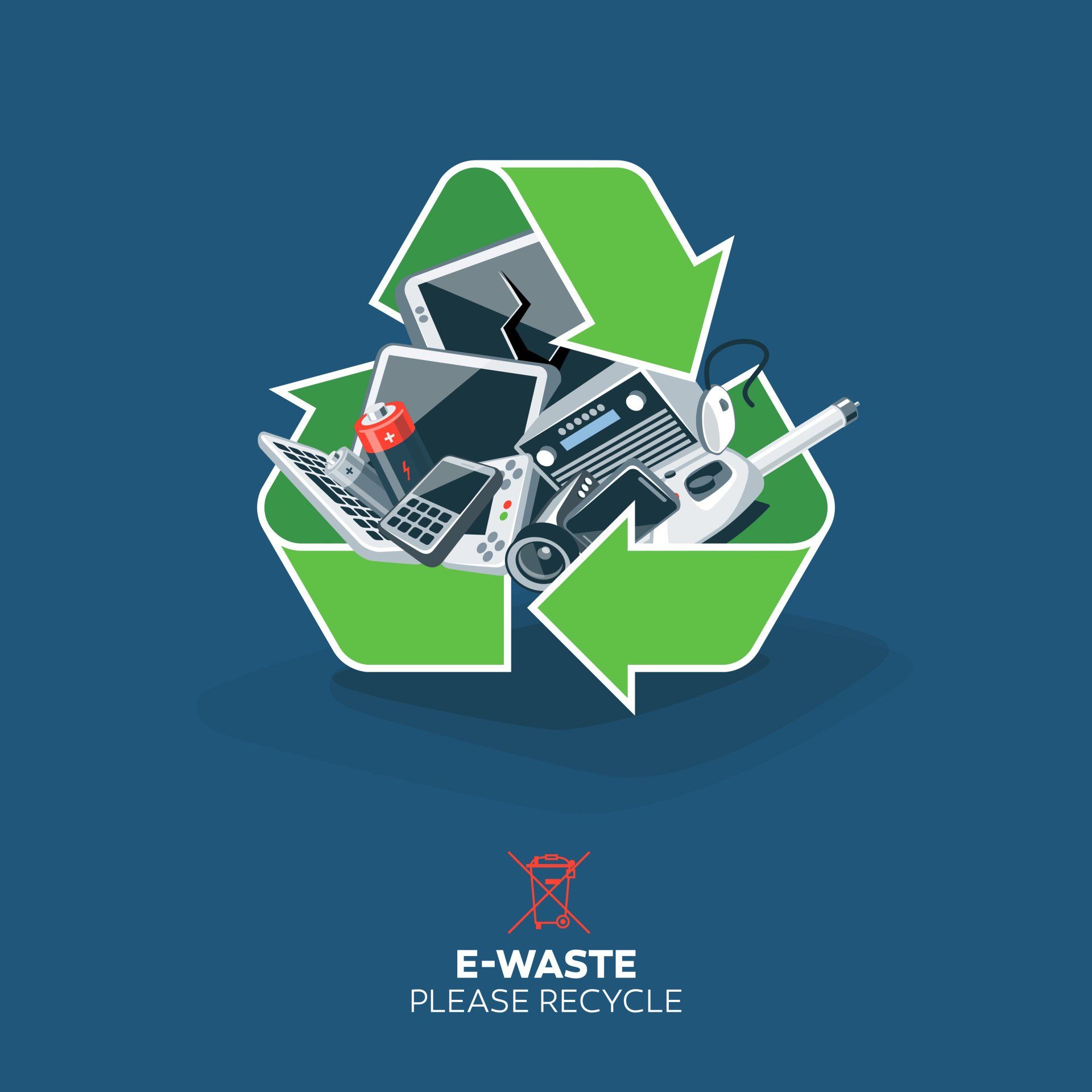 environmentally friendly E-waste recycling