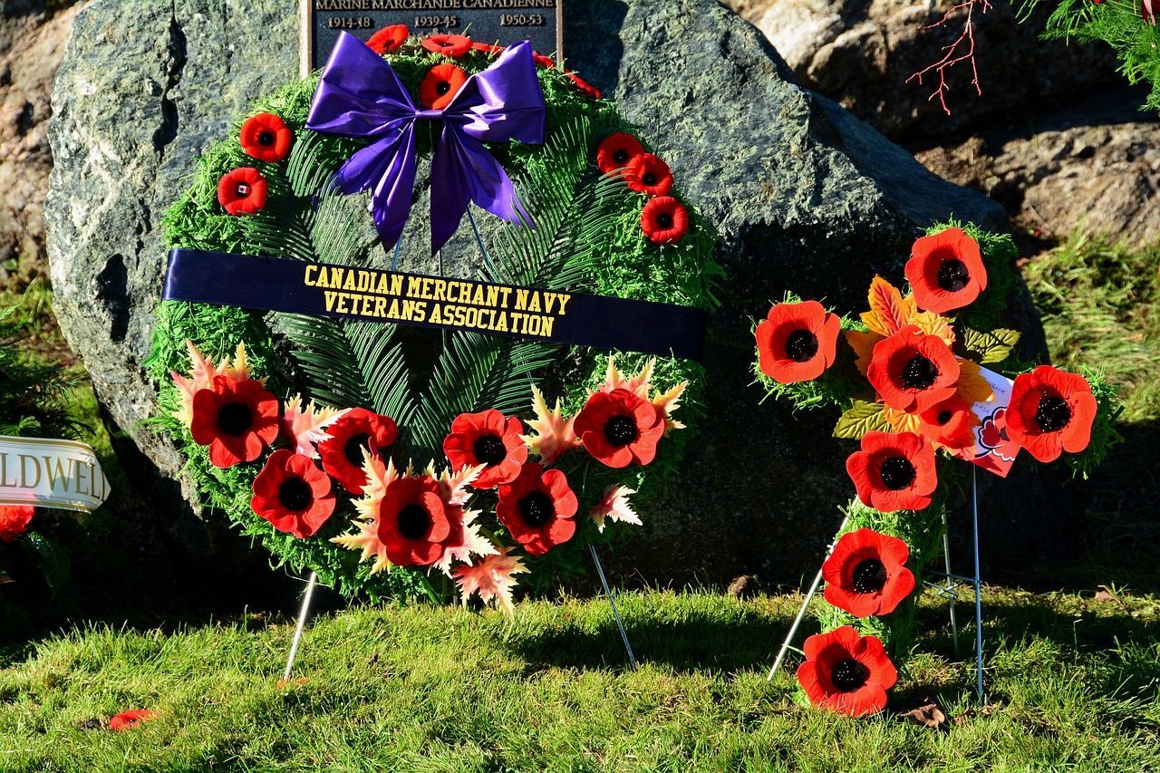 Remembrance poppy honoring loved ones and dignified cremation services in Pharr, TX