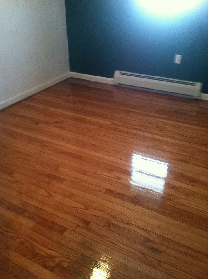 Shiny Hardwood Flooring