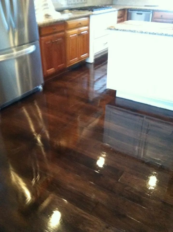 Shiny Darkwood Flooring