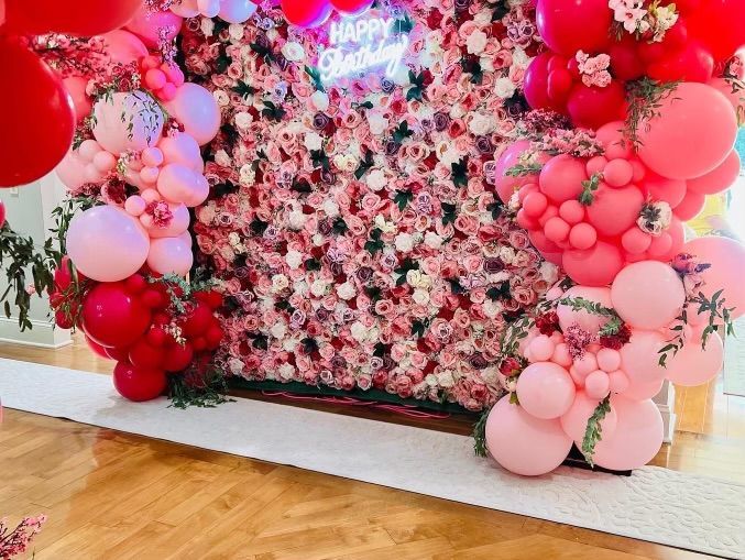 Balloons can be added for an additional fee.