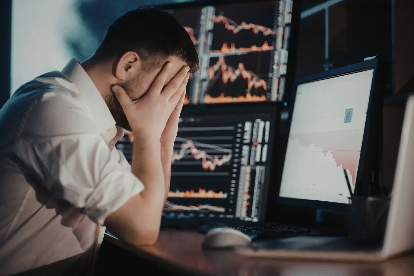 The inside of a moving truck filled with boxes and blankets.