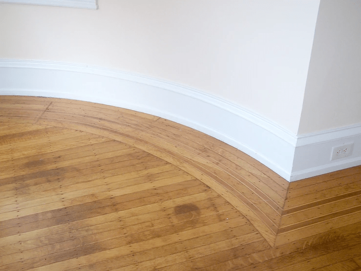 Flooring on Curve — St. Petersburg, FL — Floor Sanding SRQ