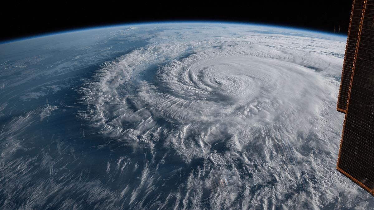 Hurricane Florence as a category 1storm near Wrightsville Beach, North Carolina.
Credit: NASA 