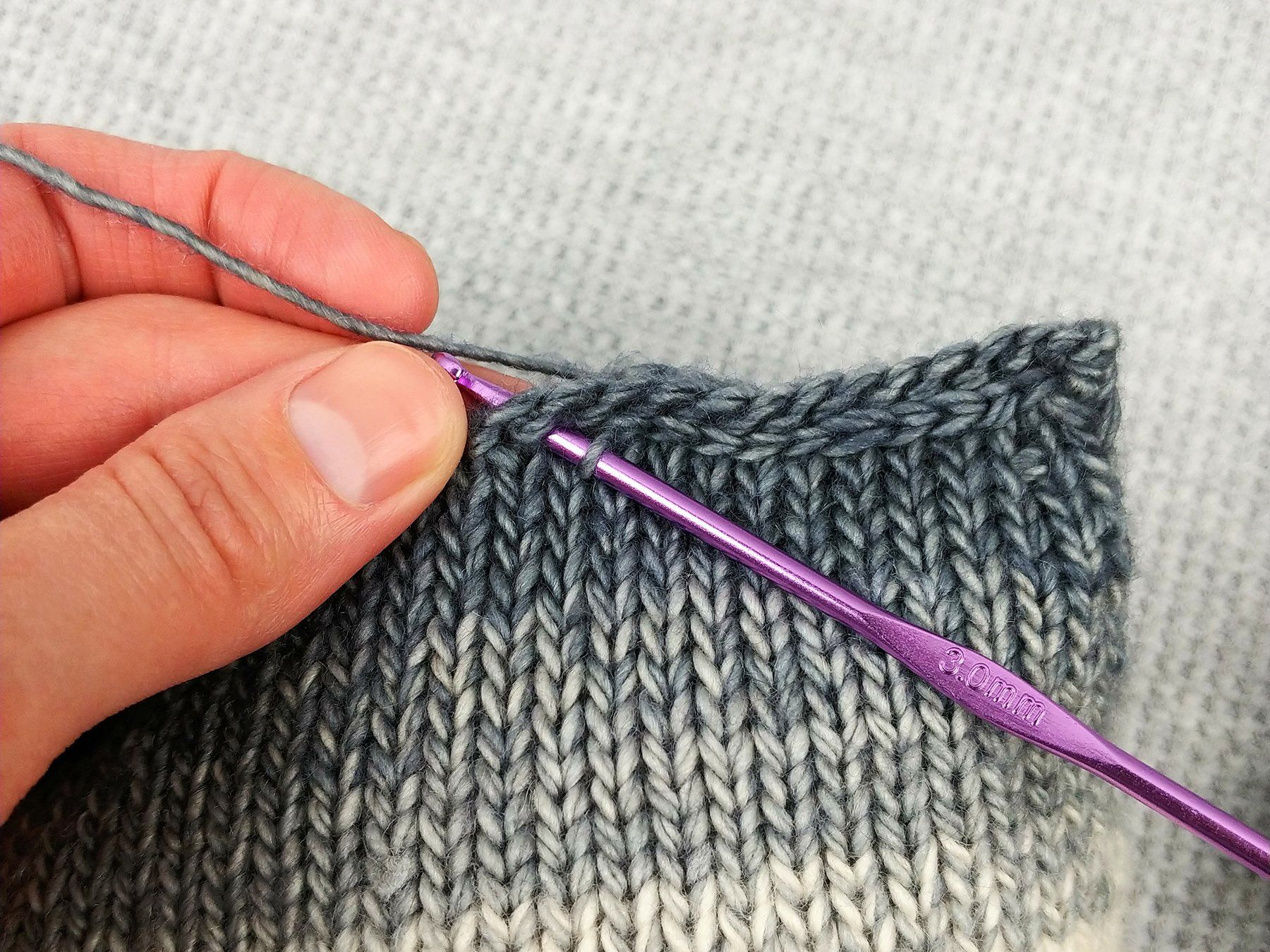 crochet slip stitch closing yarnsketch pillow