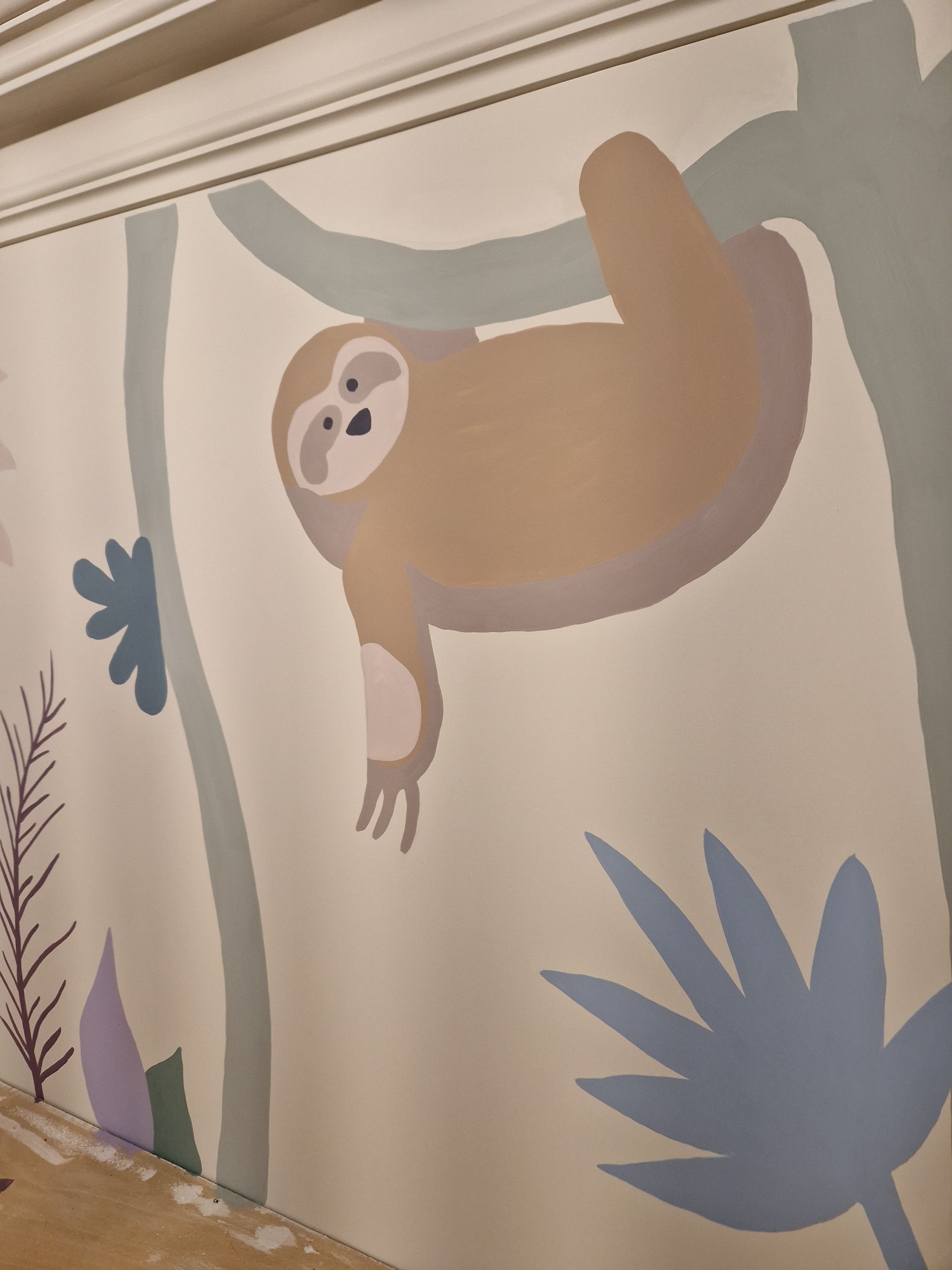 kids room mural