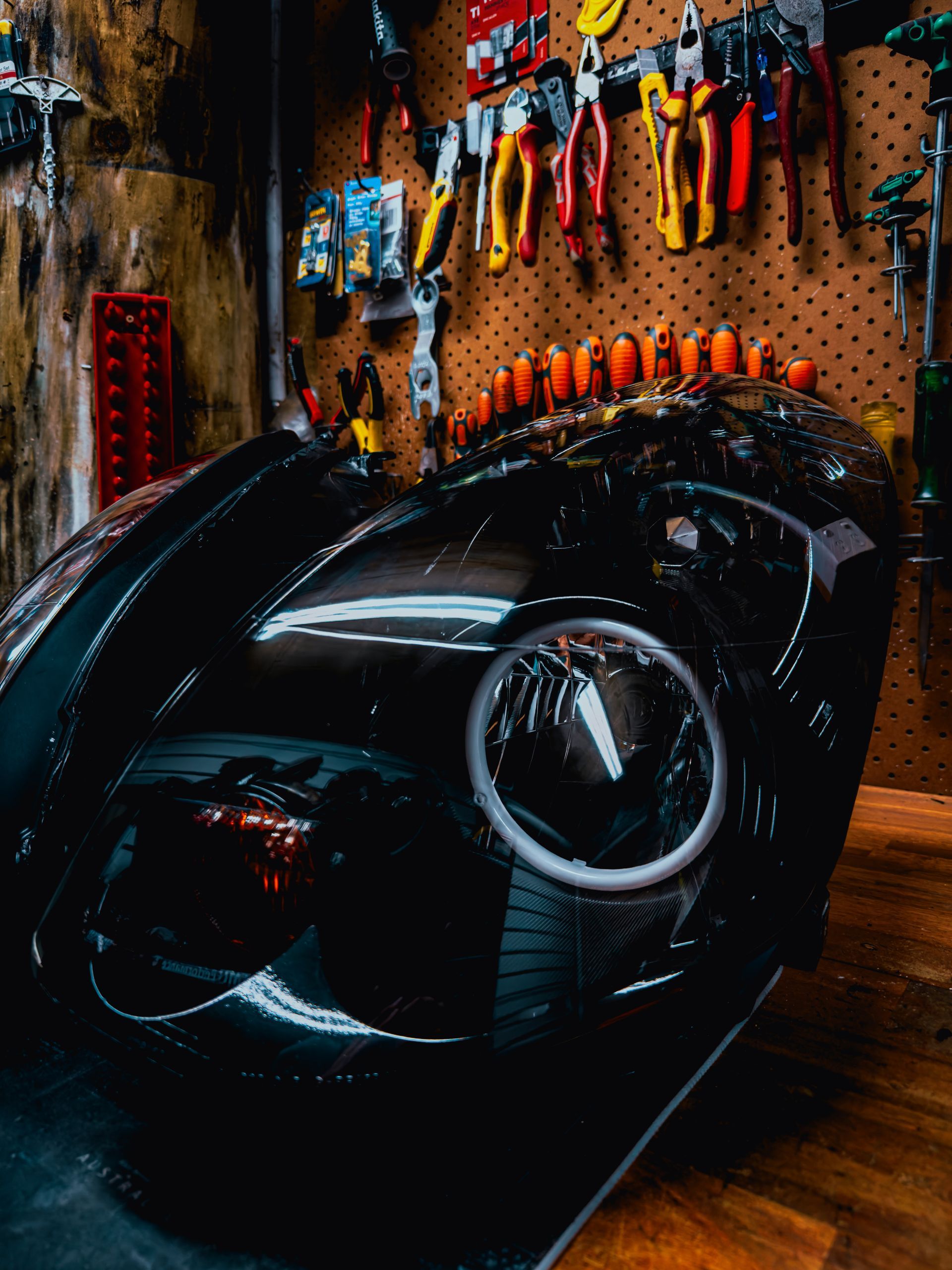 Nissan G35 - Gloss Black, Switchback Halos