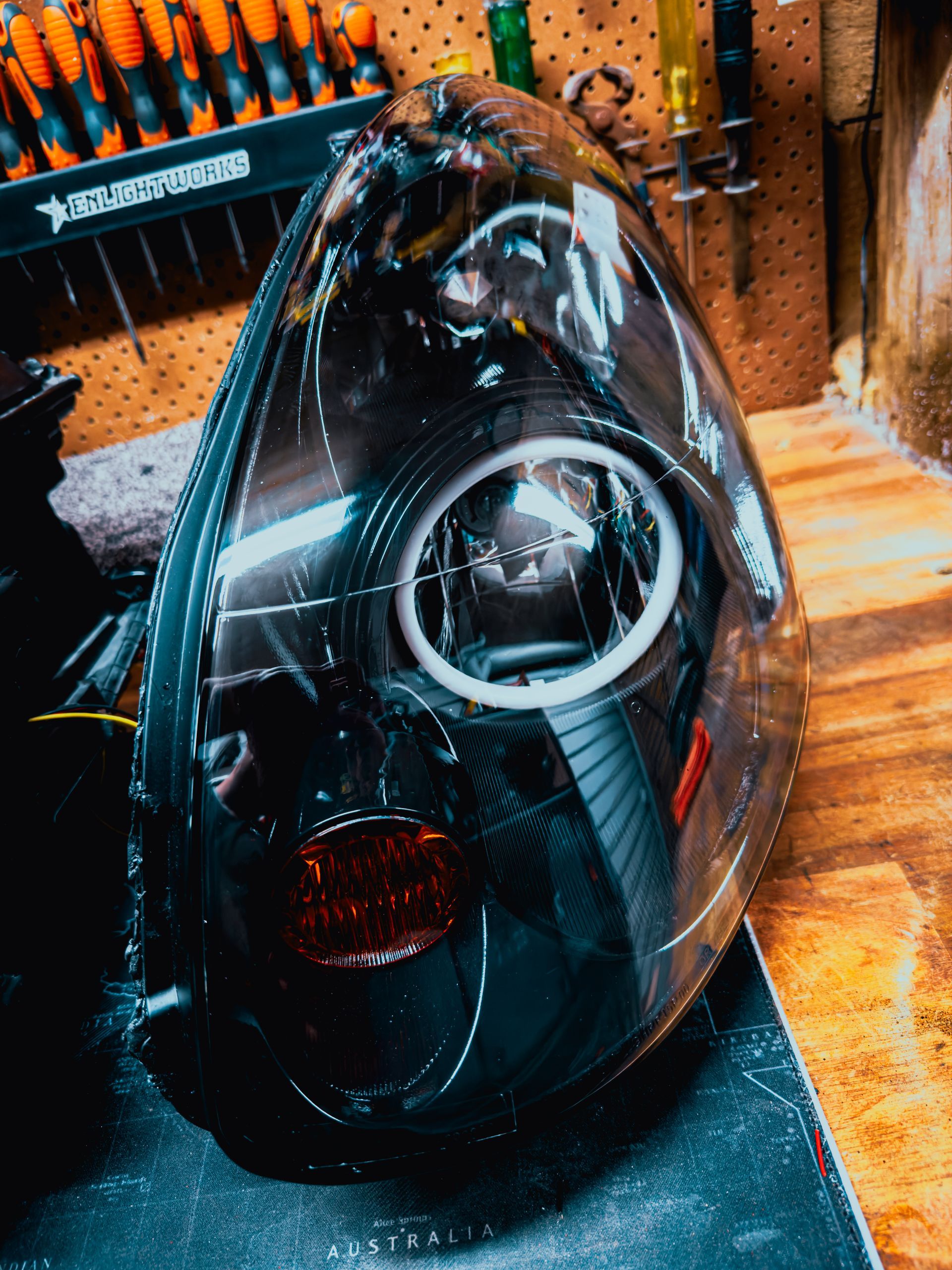 Nissan G35 - Gloss Black, Switchback Halos