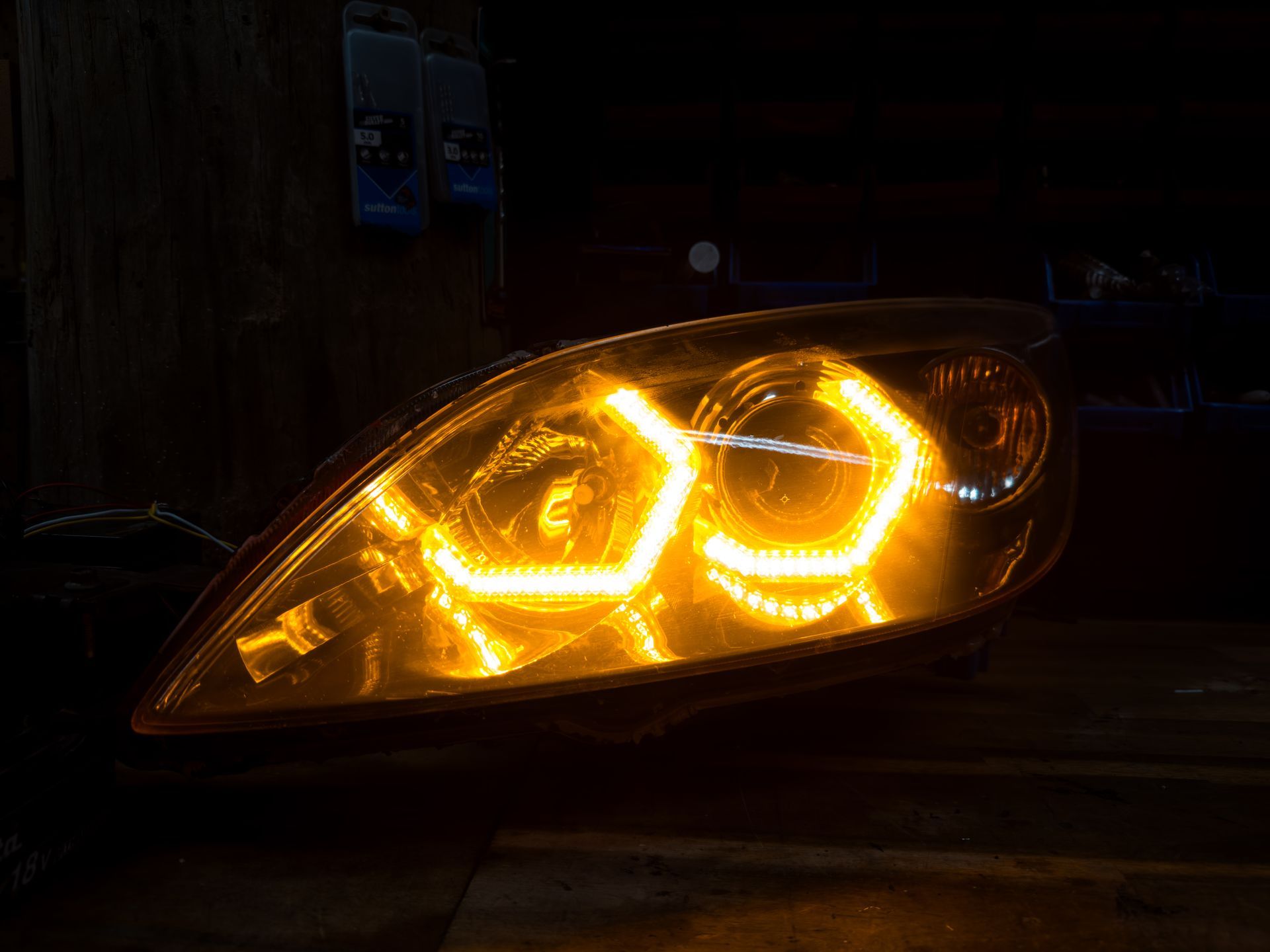 Mazda MPS - Switchback Dual Hex Halos, Gloss Black