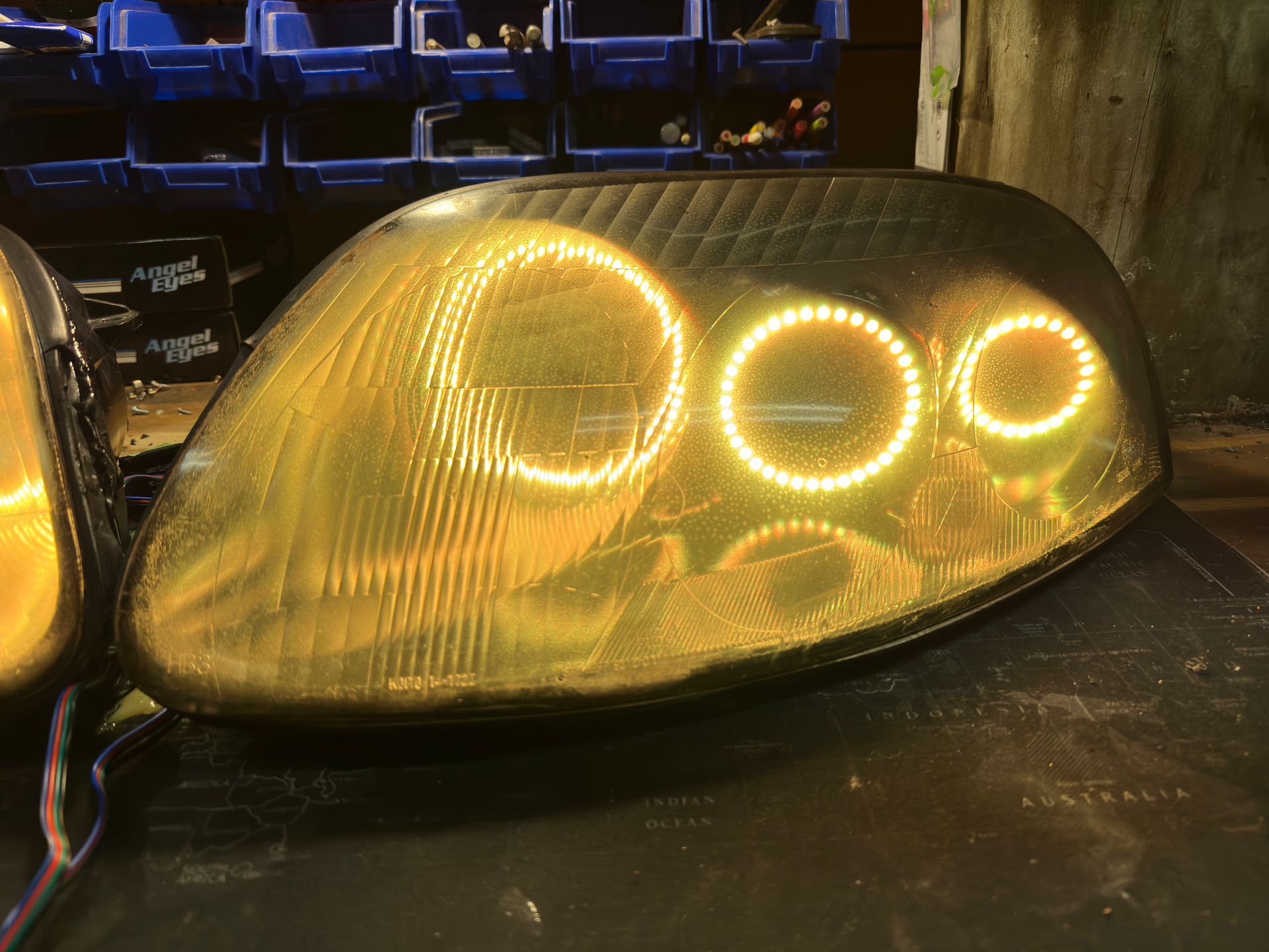 Toyota Supra - RGB Halos, Gloss Black