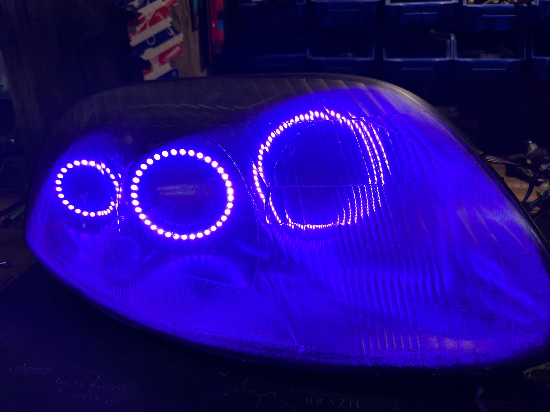 Toyota Supra - RGB Halos, Gloss Black