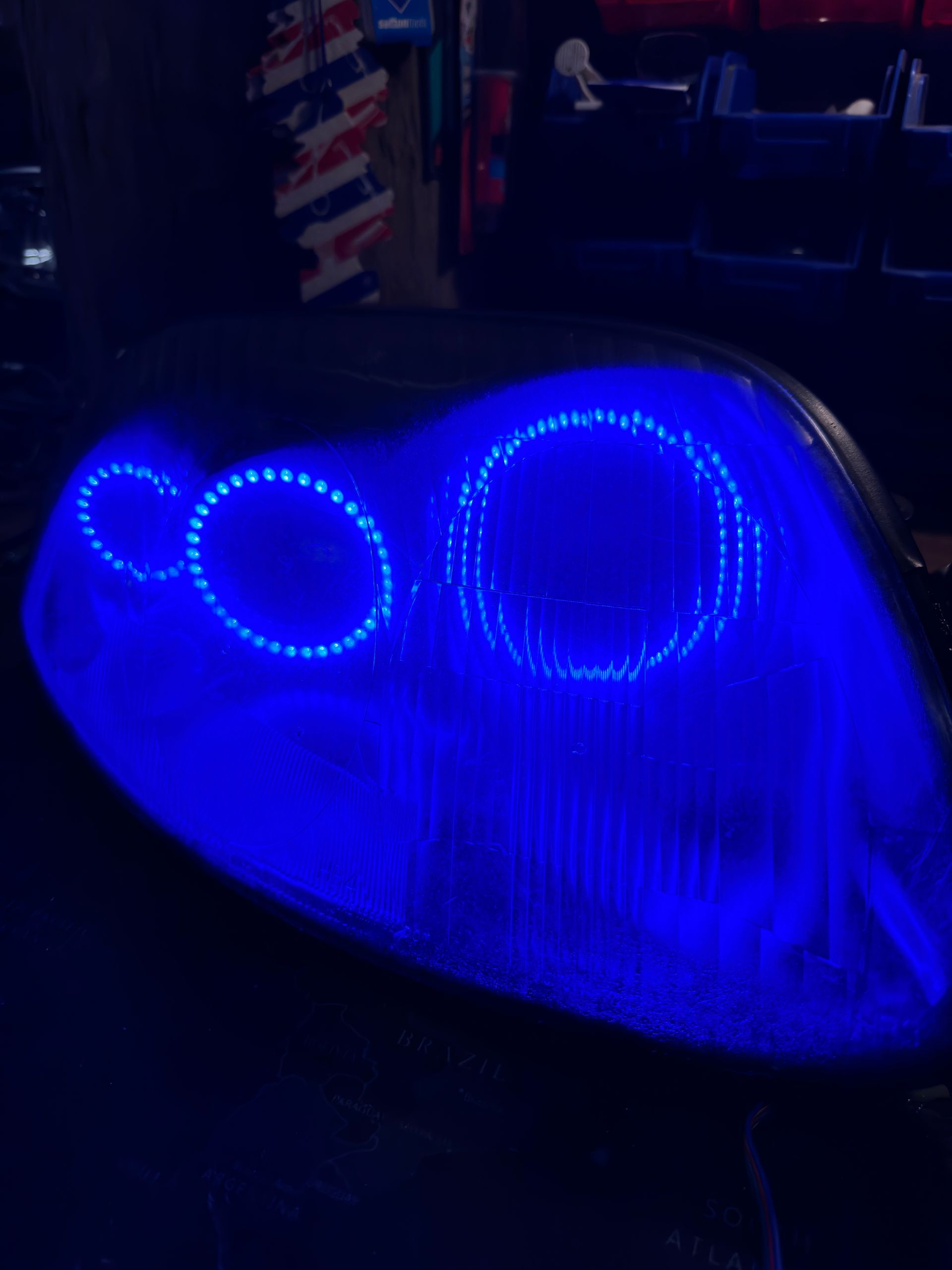 Toyota Supra - RGB Halos, Gloss Black