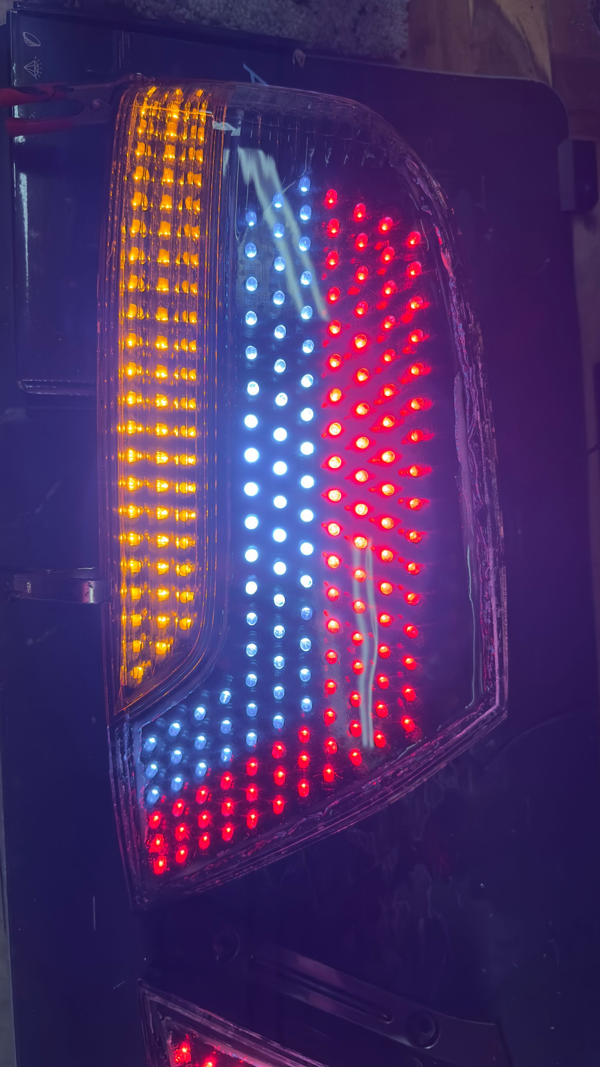 Mitsubishi Evo 7 taillights - Custom Brake, Reverse & Turn Signal assembly