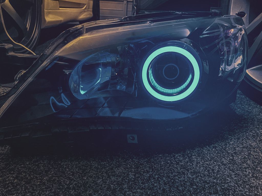 Subaru - RGB Halo, RGB Demon Eyes, Gloss Black Out