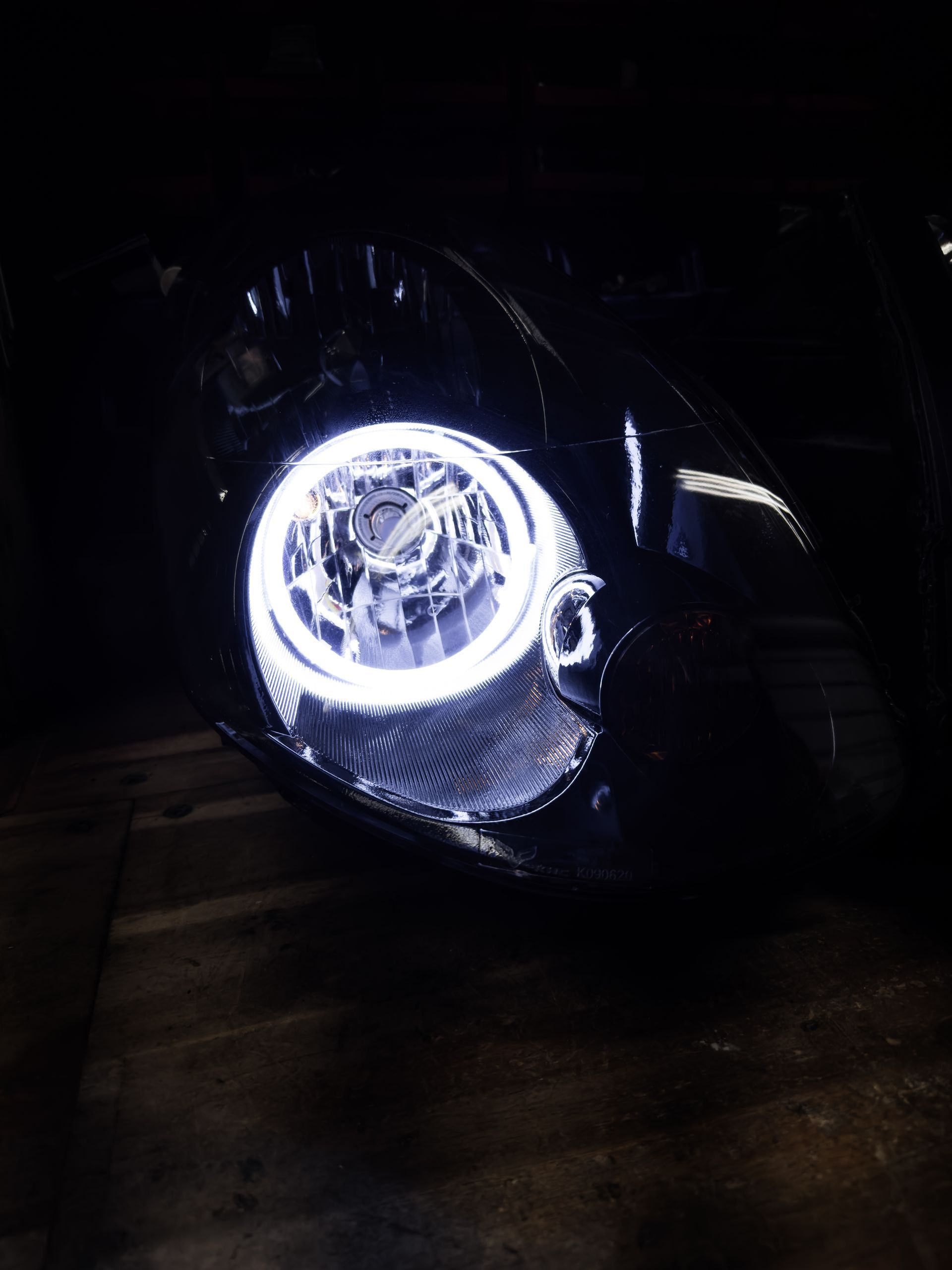 Nissan G35 - Gloss Black, Switchback Halos