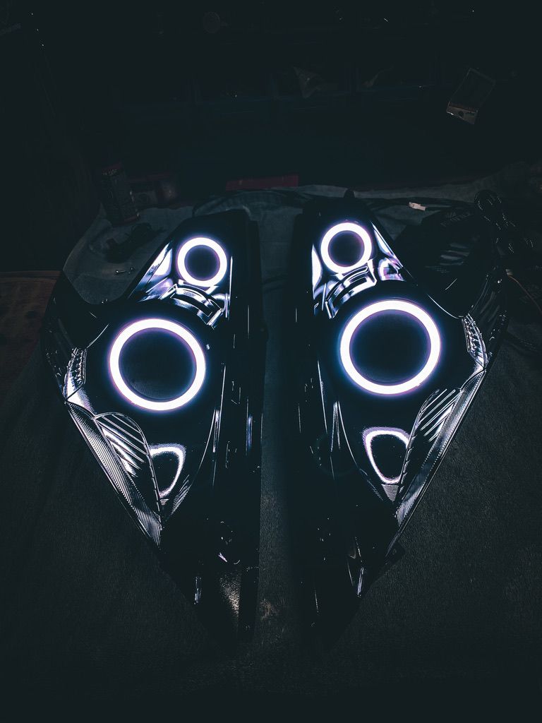 Nissan 370z, Dual Halos, Gloss Black