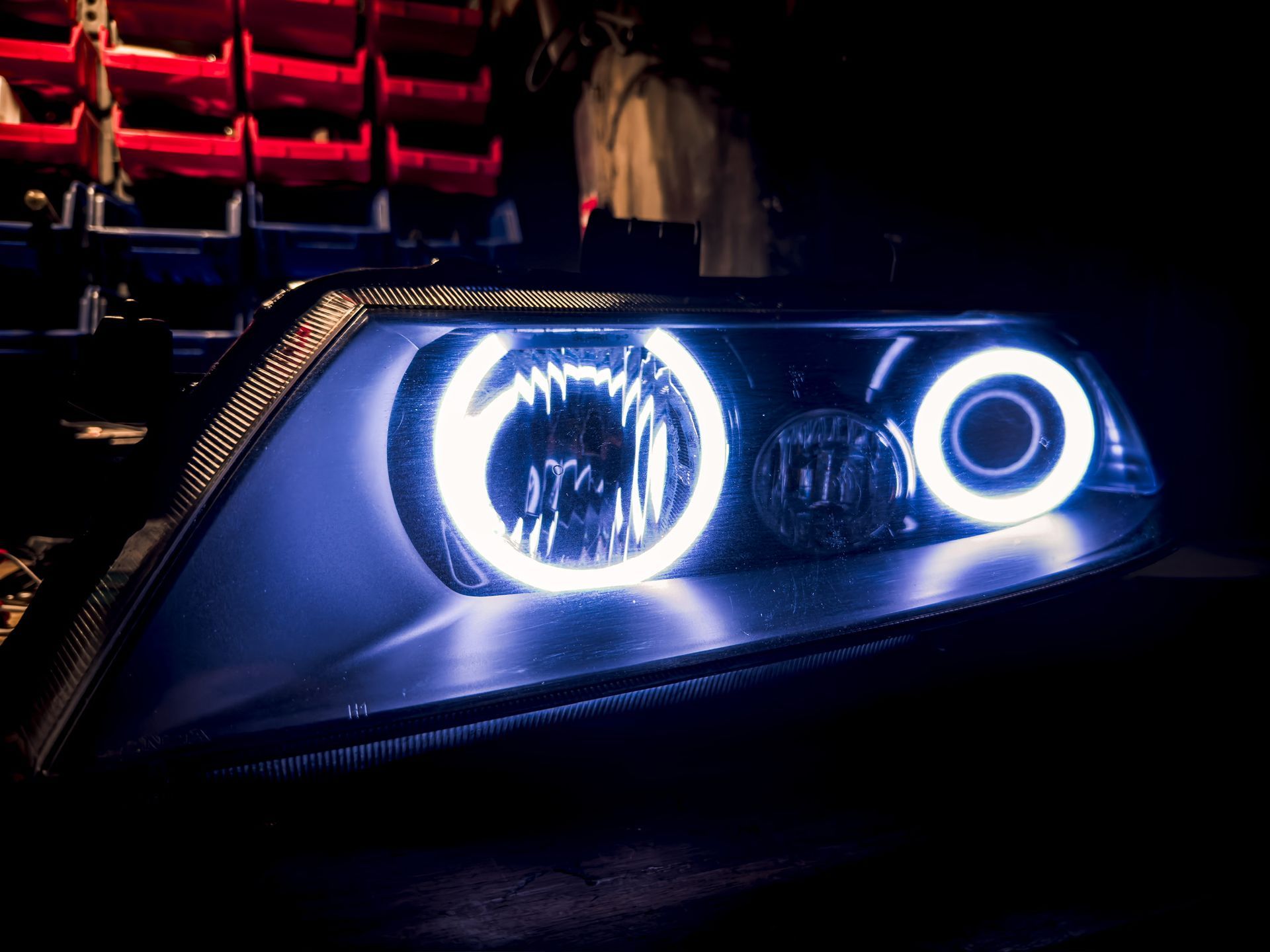 Honda - Switchback Dual Halos, Gloss Black