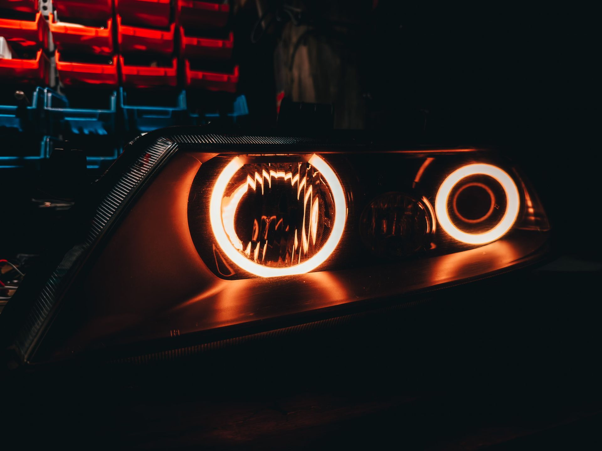 Honda - Dual Switchback Halos, Gloss Black